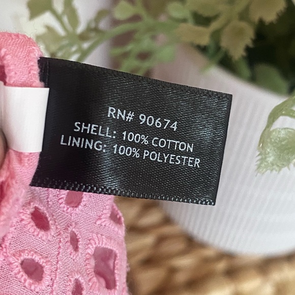 Boston Proper Pink Eyelet Dress - Picture 11 of 12